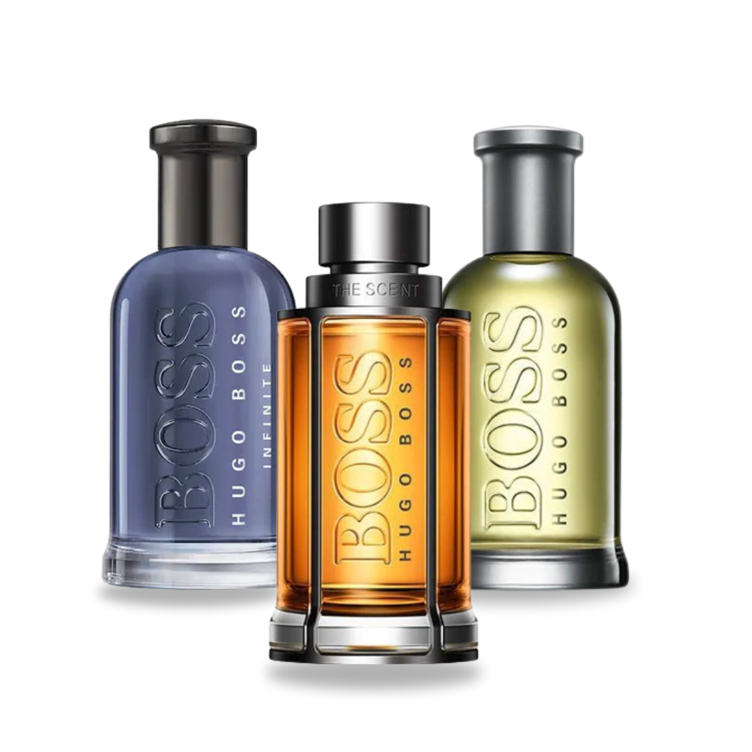 Zestaw 3 perfum męskich – Boss Bottled Infinite, Boss The Scent i Boss Bottled (po 100ml)