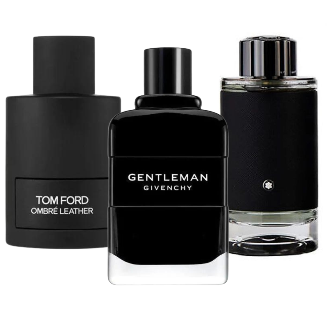 Zestaw 3 perfum – Tom Ford Ombre Leather, Givenchy Gentleman, Montblanc Explorer (Eau de Parfum)